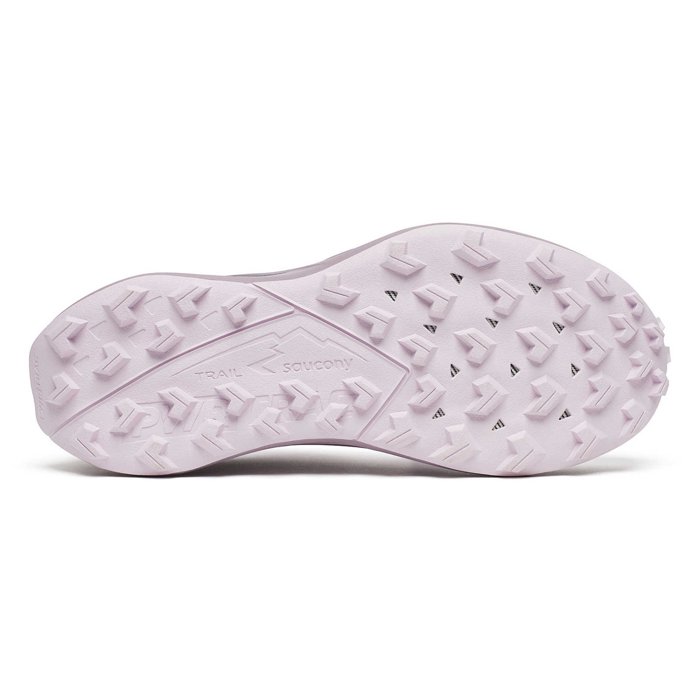 Saucony Peregrine 15 - Womens Trail Running Shoes - Bloom/Quail