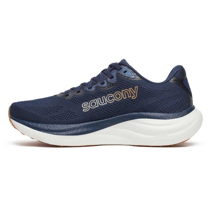 Saucony Ride 19 - Mens Running Shoes - Navy/Gum