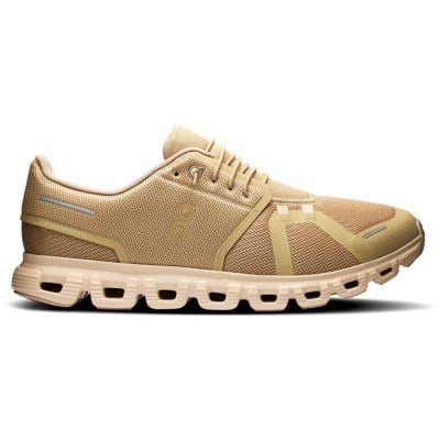 On Cloud 6 - Mens Running Shoes - Chai/Sand