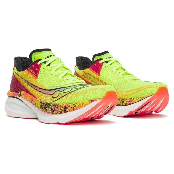 Saucony Endorphin Azura - Mens Running Shoes - Citron/Black