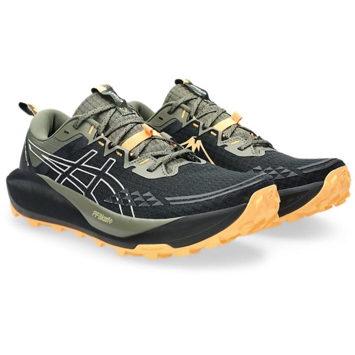 Asics Gel Trabuco 13 - Mens Trail Running Shoes - Black/Cream