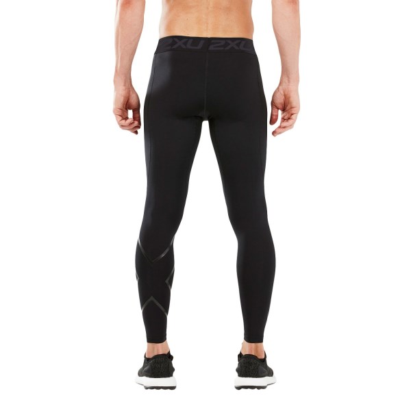 2XU Mens Thermal Accelerate Compression Tights - Black/Nero