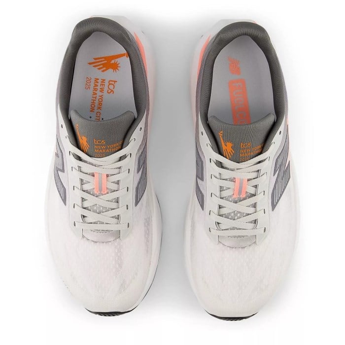 New Balance FuelCell Rebel v5 New York - Mens Running Shoes - Grapefruit/Grey Matter/Poppy