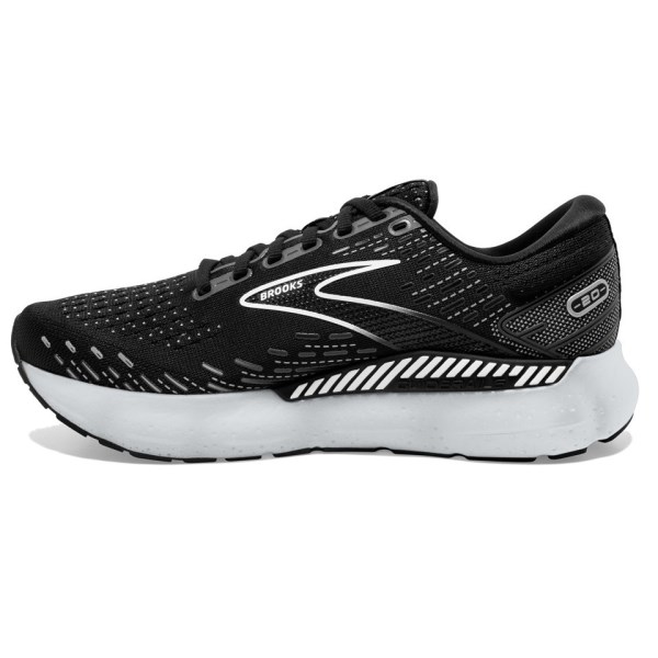 Brooks Glycerin GTS 20 - Mens Running Shoes - Black/White