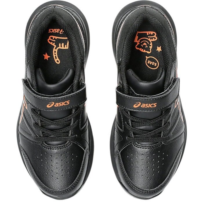 Asics Gel 550TR PS - Kids Cross Training Shoes - Black/Nova Orange