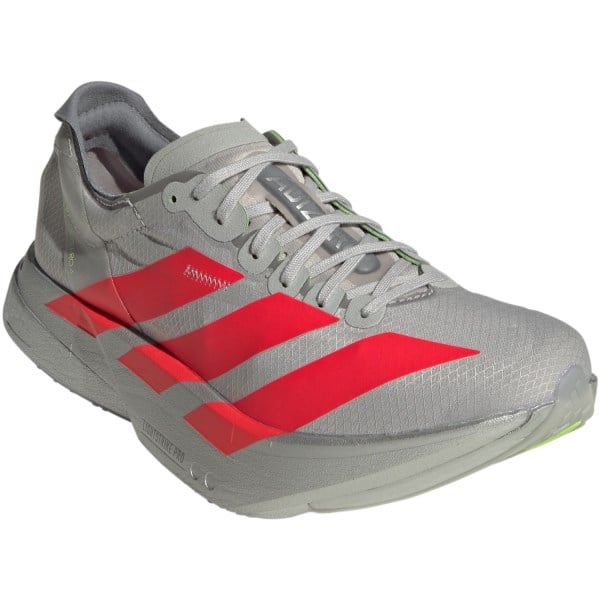 Adidas Adizero Adios Pro 4 - Womens Racing Shoes - Grey Two/Lucid Red/Grey