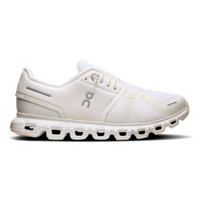 On Cloud 6 - Womens Running Shoes - White/White