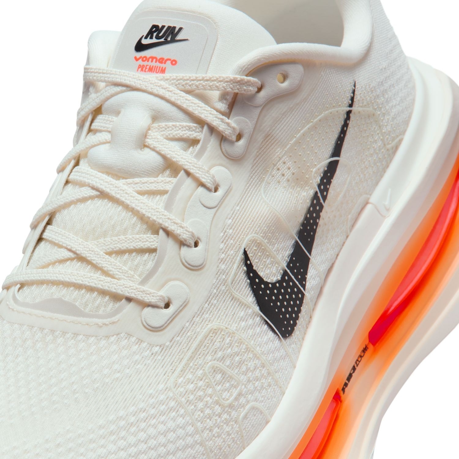 Nike Vomero Premium Proto - Unisex Running Shoes - Sail/Black/Coconut Milk/Total Orange