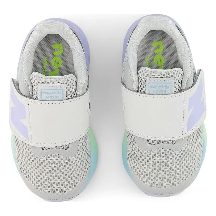 New Balance Fresh Foam Arishi v4 - Toddlers Running Shoes - Grey Matter/Daybreak/Cosmic Jade