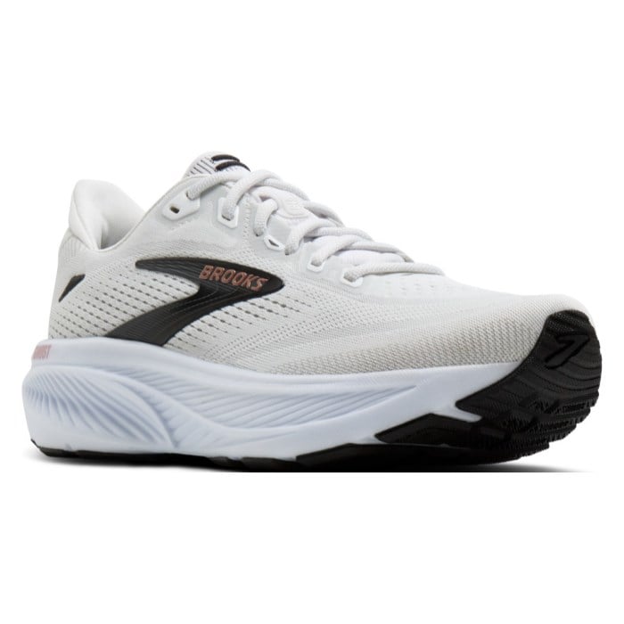 Brooks Ghost 18 - Womens Running Shoes - White/Black/Rose Gold