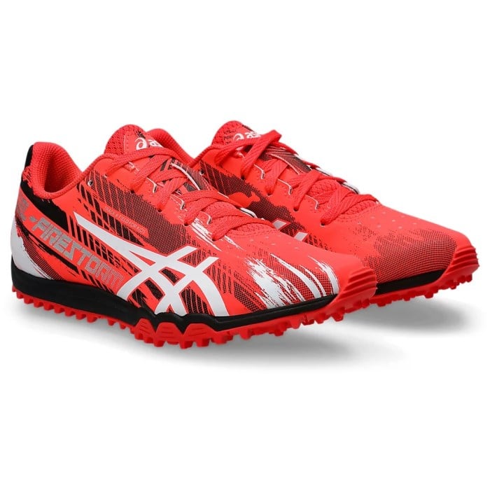 Asics Gel Firestorm 5 - Kids Racing Waffles - Flash Red/White