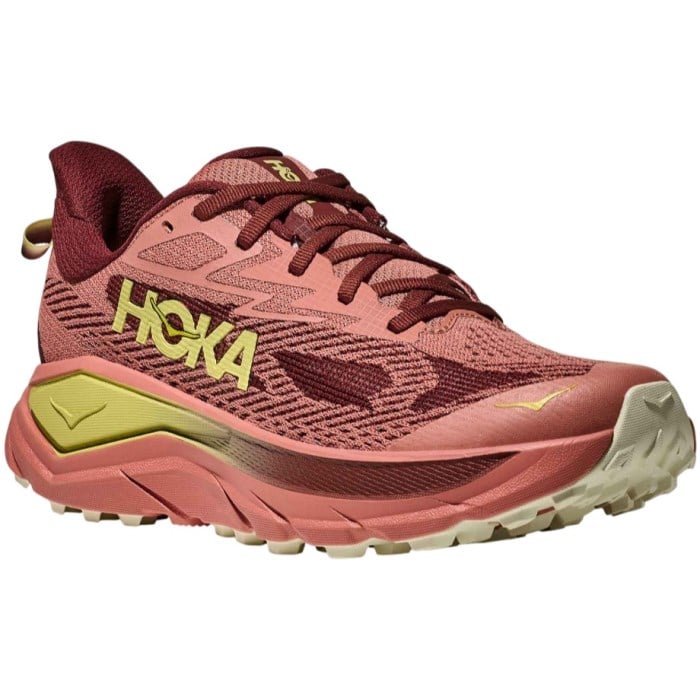 Hoka Challenger 8 - Womens Trail Running Shoes - Blush/Dark Cedar