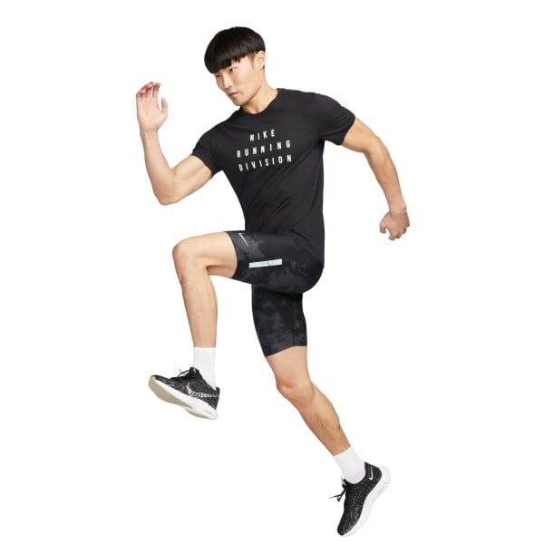 Nike Dri-Fit Run Division Mens Running T-Shirt - Black
