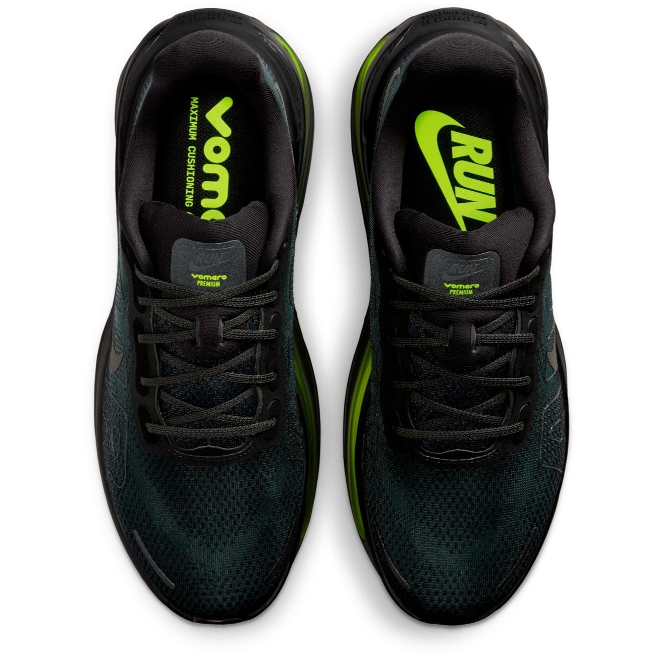 Nike Vomero Premium - Mens Running Shoes - Black/Iron Grey/Anthracite/Volt