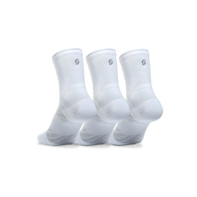SHYU Crew Training Socks - 3 Pack - White