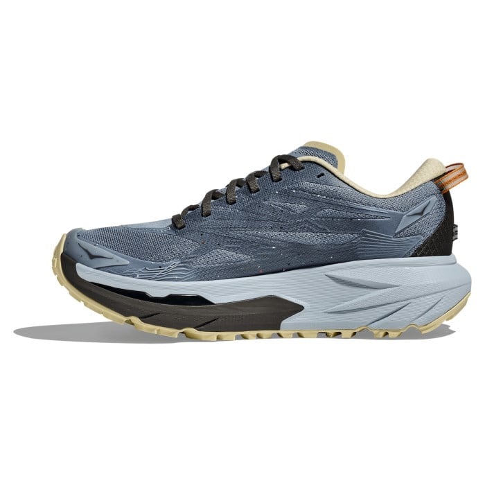 Hoka Mafate 5 - Mens Trail Running Shoes - Mineral Blue/Washed Blue