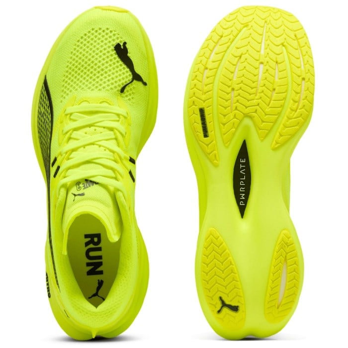 Puma Deviate Nitro 3 - Mens Running Shoes - Yellow Alert/Puma Black