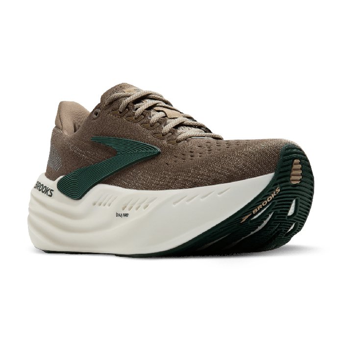 Brooks Glycerin Max - Mens Running Shoes - Falcon/Green/London Fog