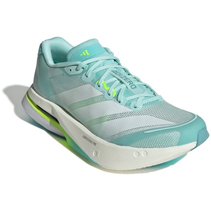 Adidas Adizero Boston 13 - Mens Running Shoes - Flash Aqua/Cloud White/Lucid Lemon