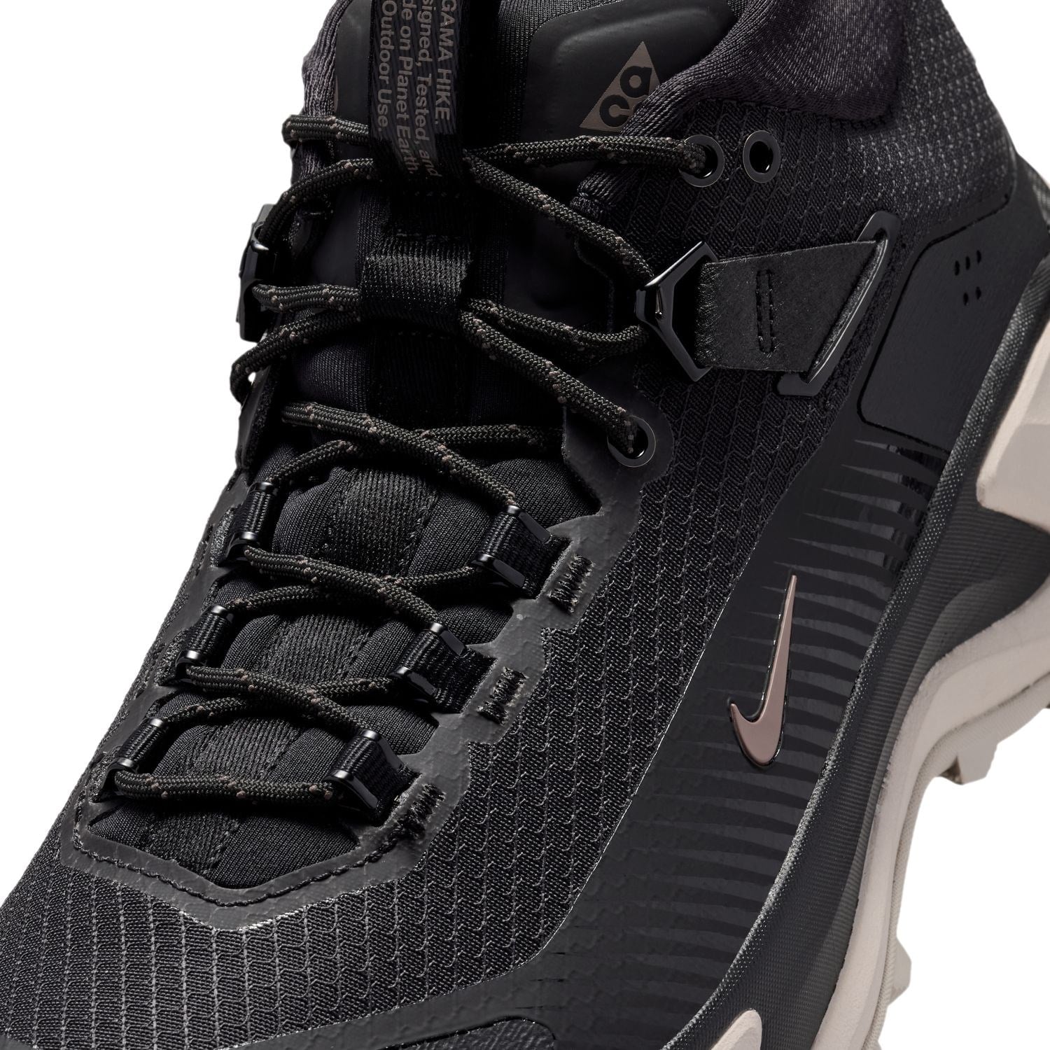 Nike ACG Zegama Hike - Mens Hiking Shoes - Black/Ironstone/Cream - image 8
