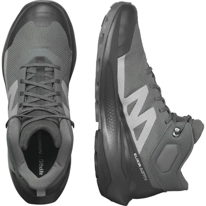 Salomon Elixir Activ Mid GTX - Mens Hiking Shoes - Magnet/Phantom/Sharkskin