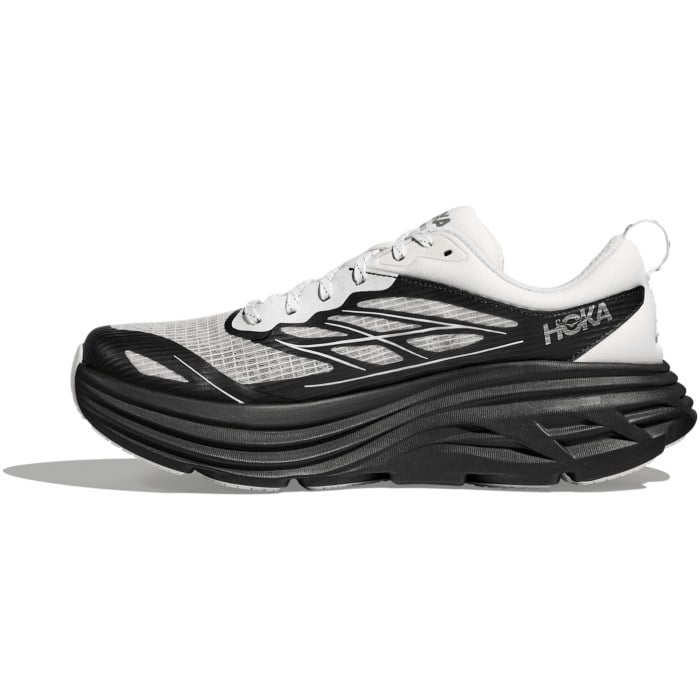 Hoka Bondi 8 TS Caged - Mens Walking Shoes - Frost/Black