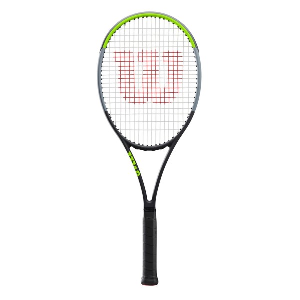 Wilson Blade 98 V7.0 18/20 Tennis Racquet - Black/Green/Grey | RunDNA