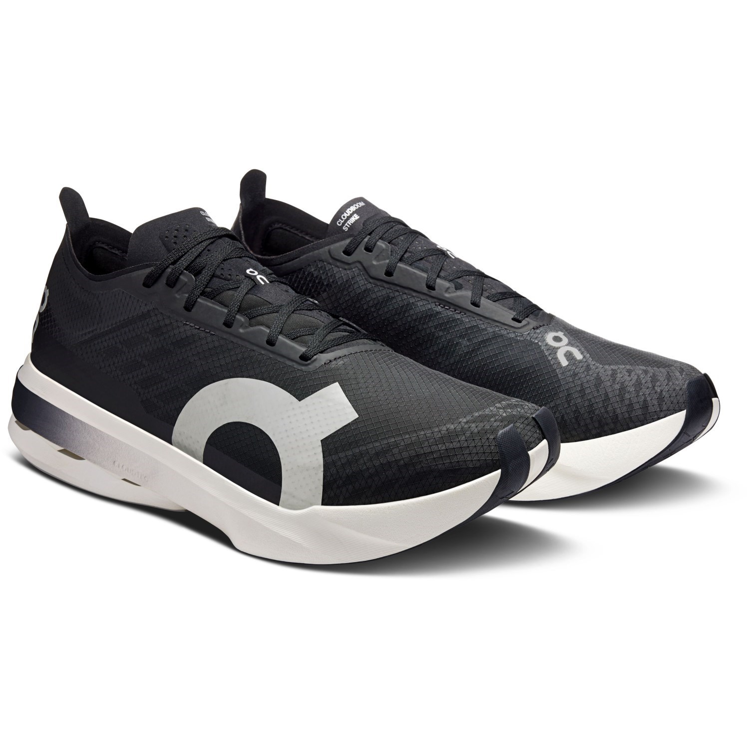 On Running Cloudboom Strike - Womens Road Racing Shoes - Black/White