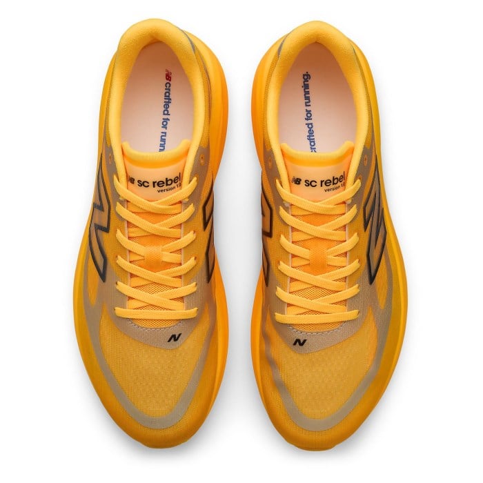 New Balance SuperComp Rebel - Mens Running Shoes - Satsuma Orange/Silver Metallic - image 4