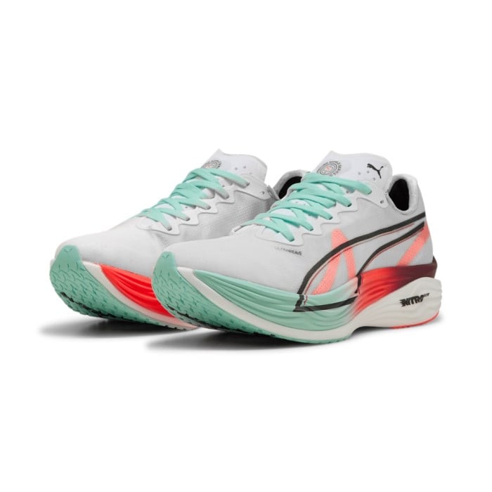 Puma Deviate Nitro Elite 3 Hyrox - Mens Running Shoes - Glowing Red/Puma White