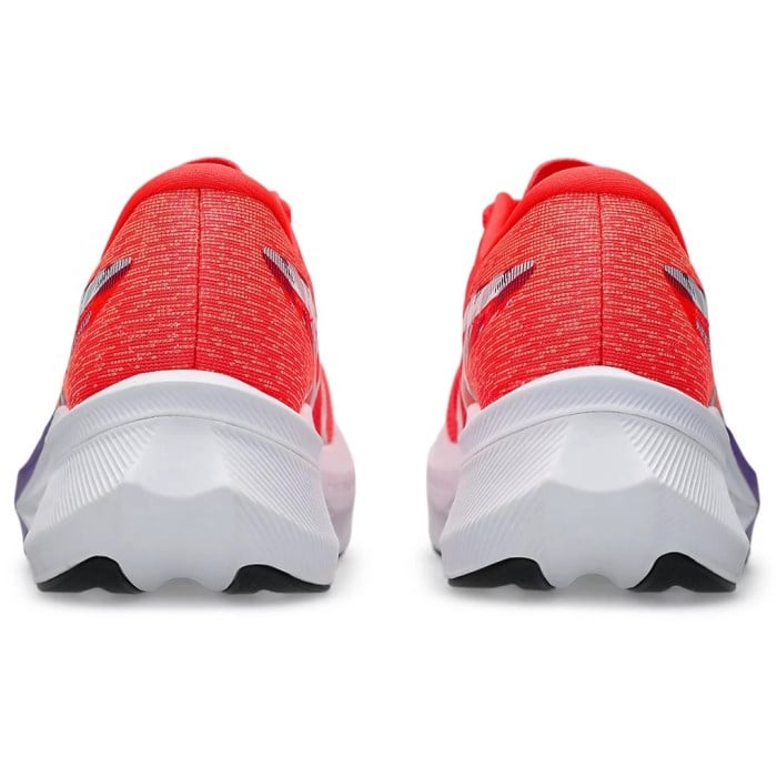 Asics Magic Speed 4 - Womens Road Racing Shoes - Flash Red/White