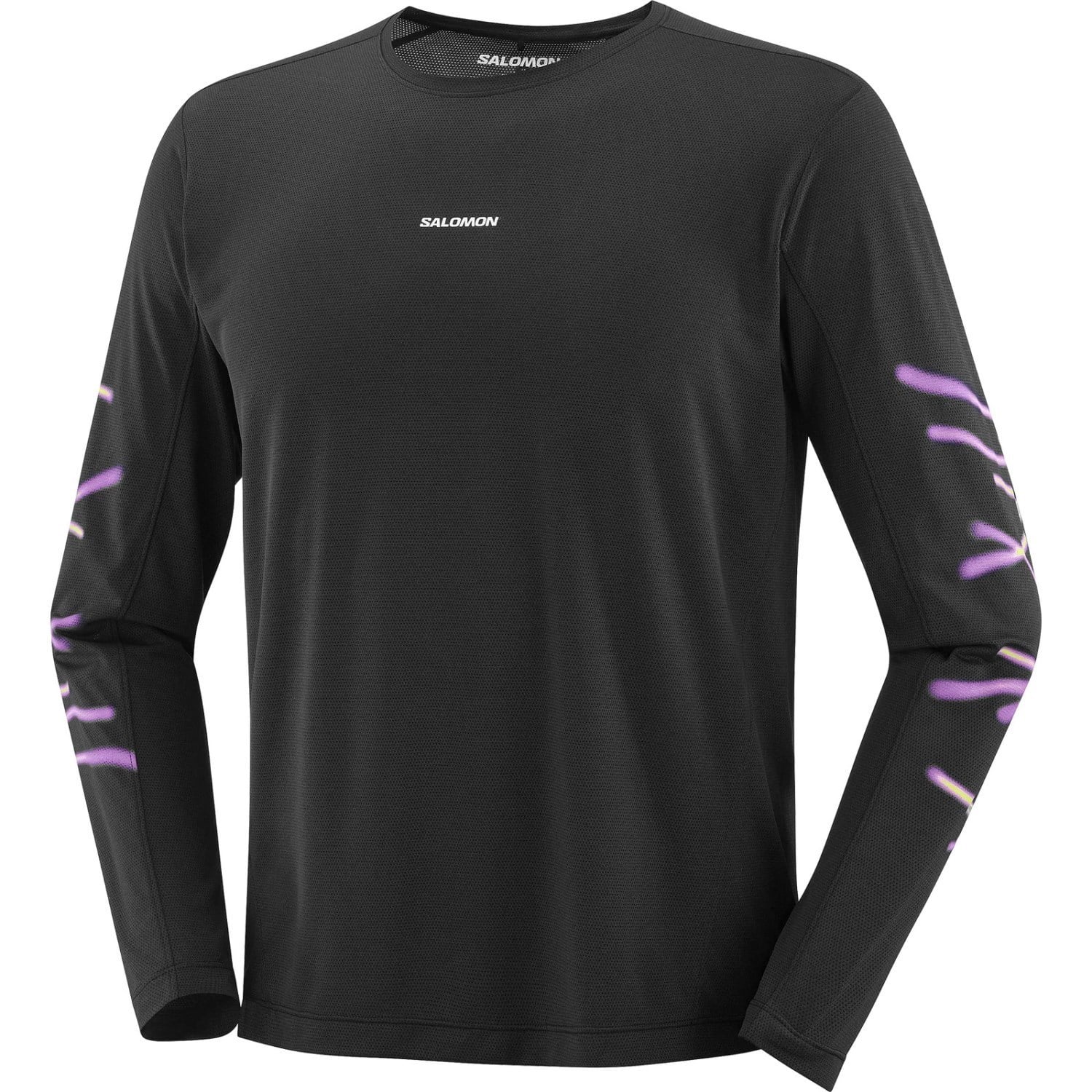Salomon Shakeout Core Long Sleeve Mens T-shirt - Deep Black - image 4
