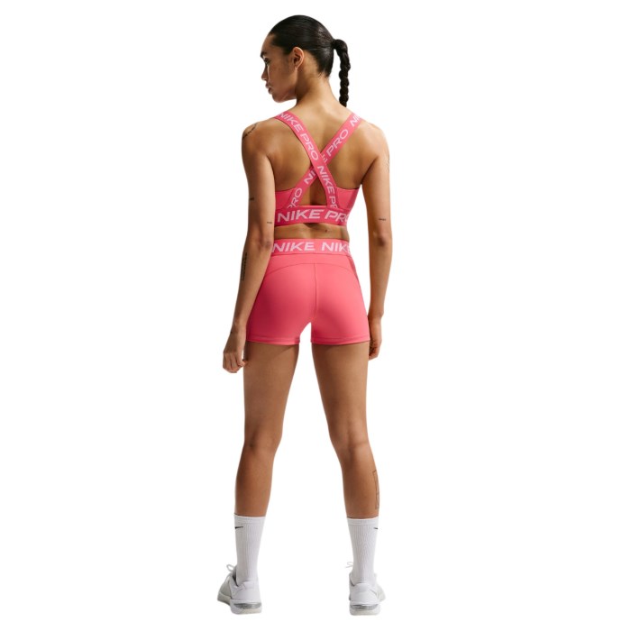 Nike Pro 3 Inch Womens Training Short - Sea Coral/White