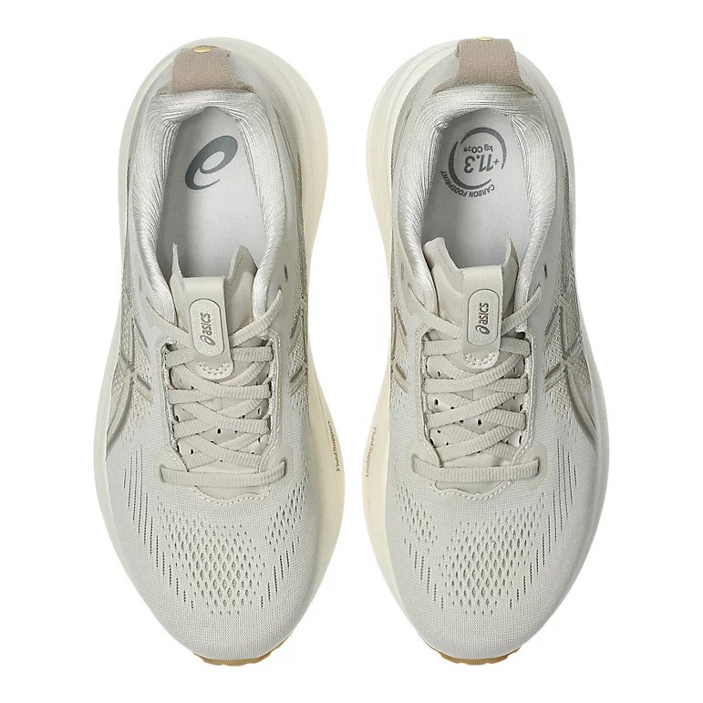 Asics Gel Kayano 33 - Womens Running Shoes - Oatmeal/Cream - image 3