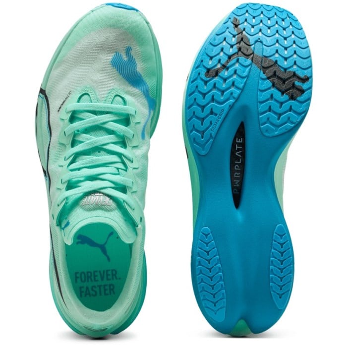 Puma Deviate Nitro Elite 3 - Womens Running Shoes - Mint Melt/Speed Blue