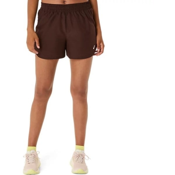 Asics Nagino Run Adjustable 4 Inch Shorts - Womens - Coffee