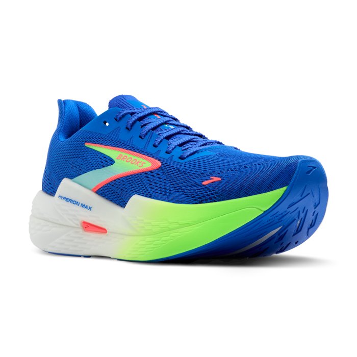 Brooks Hyperion Max 2 - Mens Running Shoes - Cobalt/Green Gecko/Limp