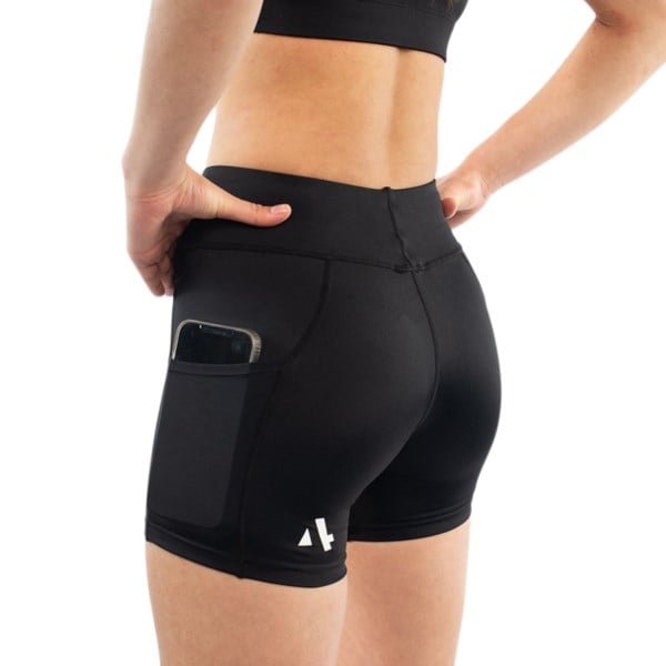 Sub4 Half Run Brief Womens Running Shorts - Black