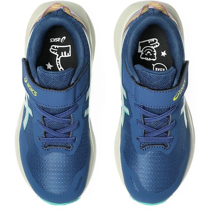 Asics Pre Venture 11 PS - Kids Trail Running Shoes - Twilight Blue/Aurora Green