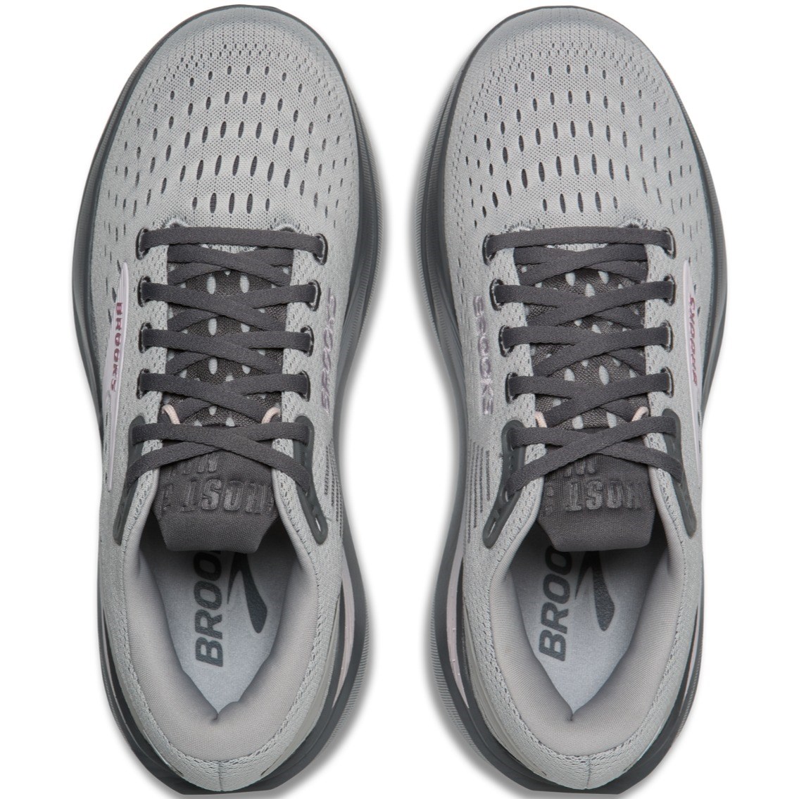 Brooks Ghost Max 3 - Womens Running Shoes - Harbor Mist/Poppy/Pink