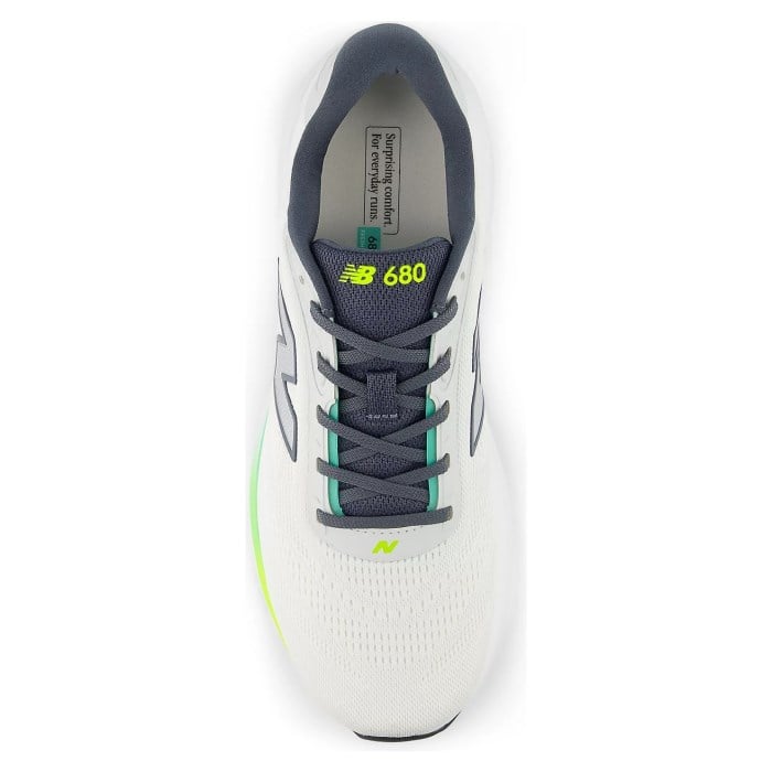 New Balance 680v9 - Mens Running Shoes - Reflection/Grey Matter/Alkaline Green
