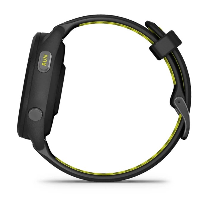 Garmin Forerunner 265S - AMOLED GPS Running Smartwatch - Black/Amp Yellow