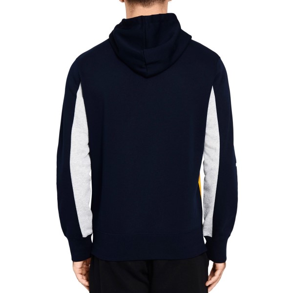 Champion Colourblock Mens Hoodie - Navy/Yellow