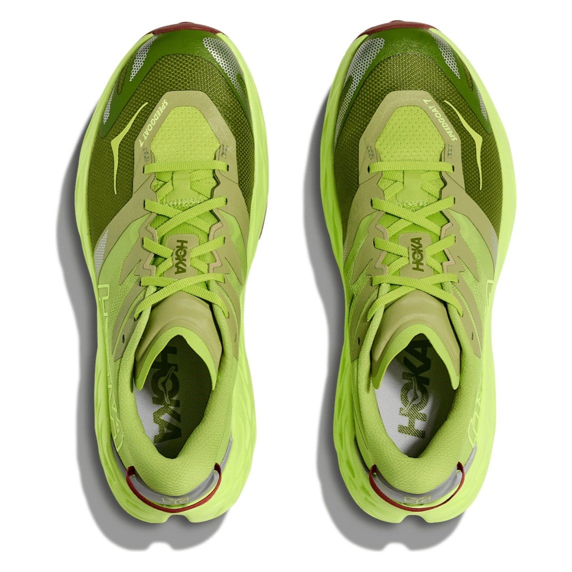 Hoka Speedgoat 7 - Mens Trail Running Shoes - Kiwi/Neon Yuzu