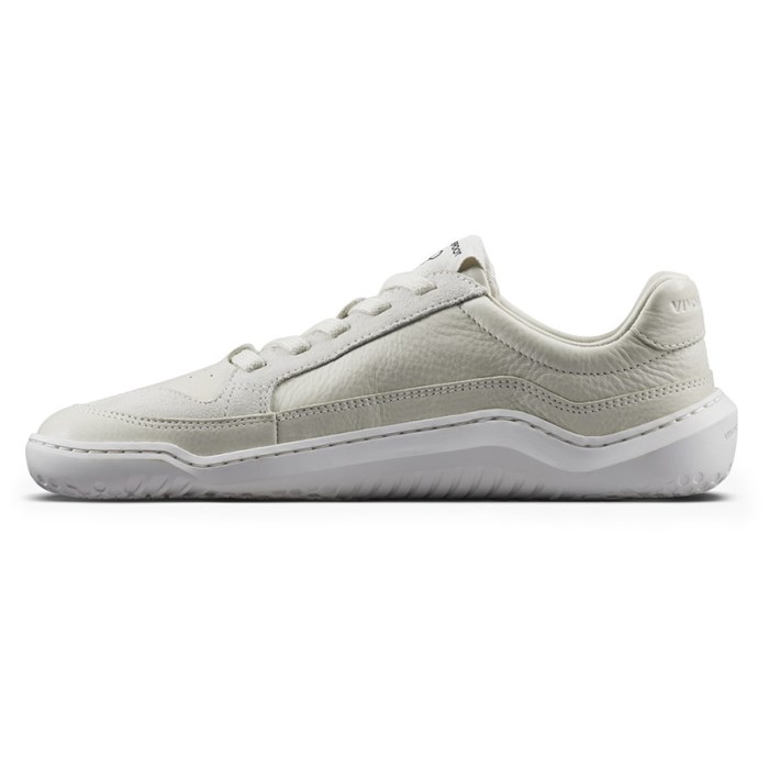 Vivobarefoot Gobi III Sneaker Leather - Womens Walking Shoes - Limestone - image 3