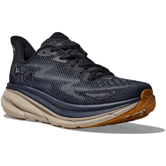 Hoka Clifton 9 - Mens Running Shoes - Black/Varsity Navy
