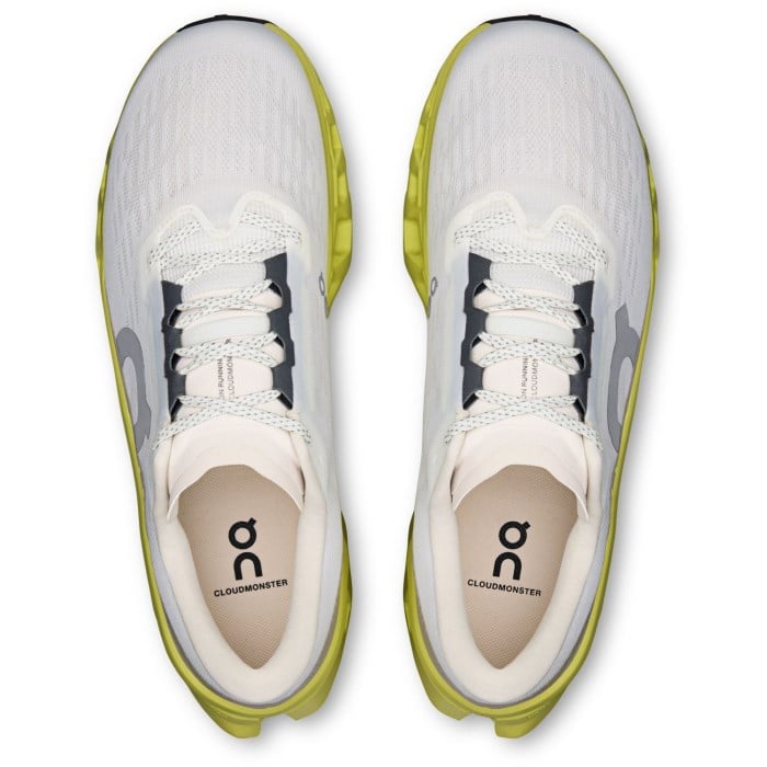 On Cloudmonster 3 - Mens Running Shoes - Ivory/Limelight - image 3