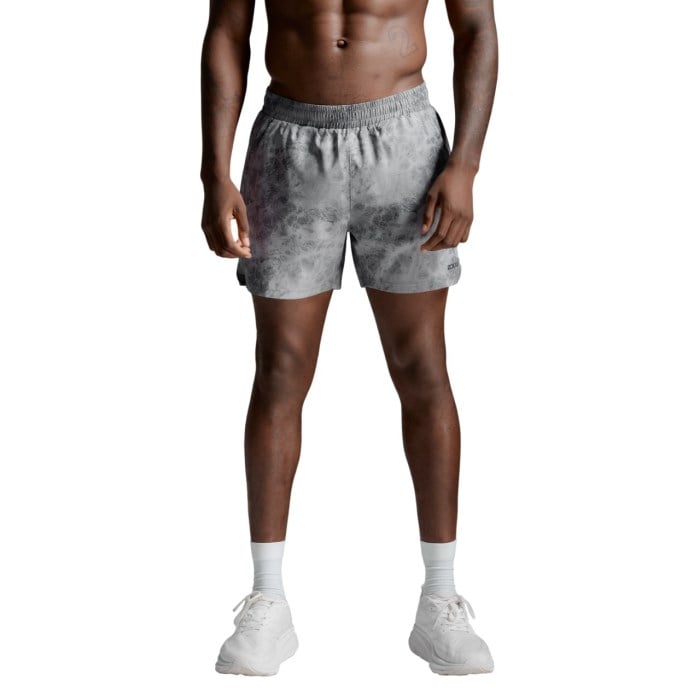 2XU Aero 5 Inch Mens Running Shorts - Weathervane Marble/Black Reflective