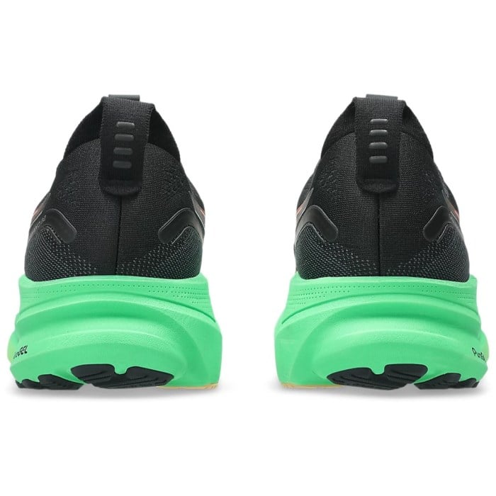 Asics Gel Kayano 32 - Mens Running Shoes - Black/Vital Green