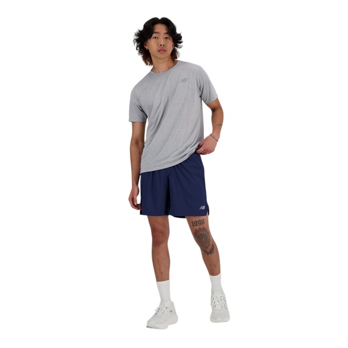 New Balance RC 7 Inch Mens Running Shorts - Navy